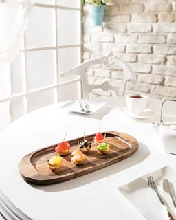 سینی بیضی چوبی اماهوم OVALIS