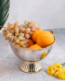 شکلات خوری پایه دار برنجی فلورانس FL-90246