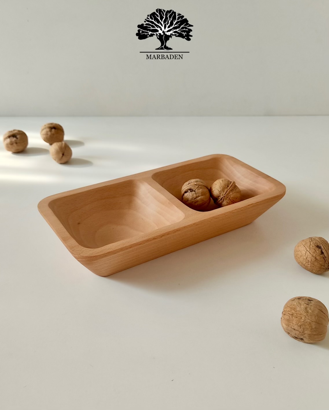 اردو خوری مدل مستطیل 2 خانه (چوب راش) Murcia-4