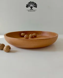 کاسه چوبی مدل ساده قطر 35 سانتیمتر (چوب راش) Medellin -15
