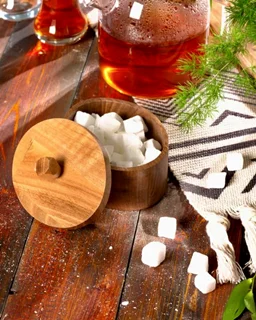 قندان های چوبی اماهوم SUGAR-POT مدل های بیضی گرد مربع و خمره