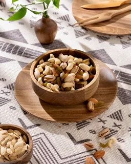 پیش دستی ، بشقاب پلوخوری تخت چوبی گرد اماهوم CIRCLE /18 & CIRCLE /25