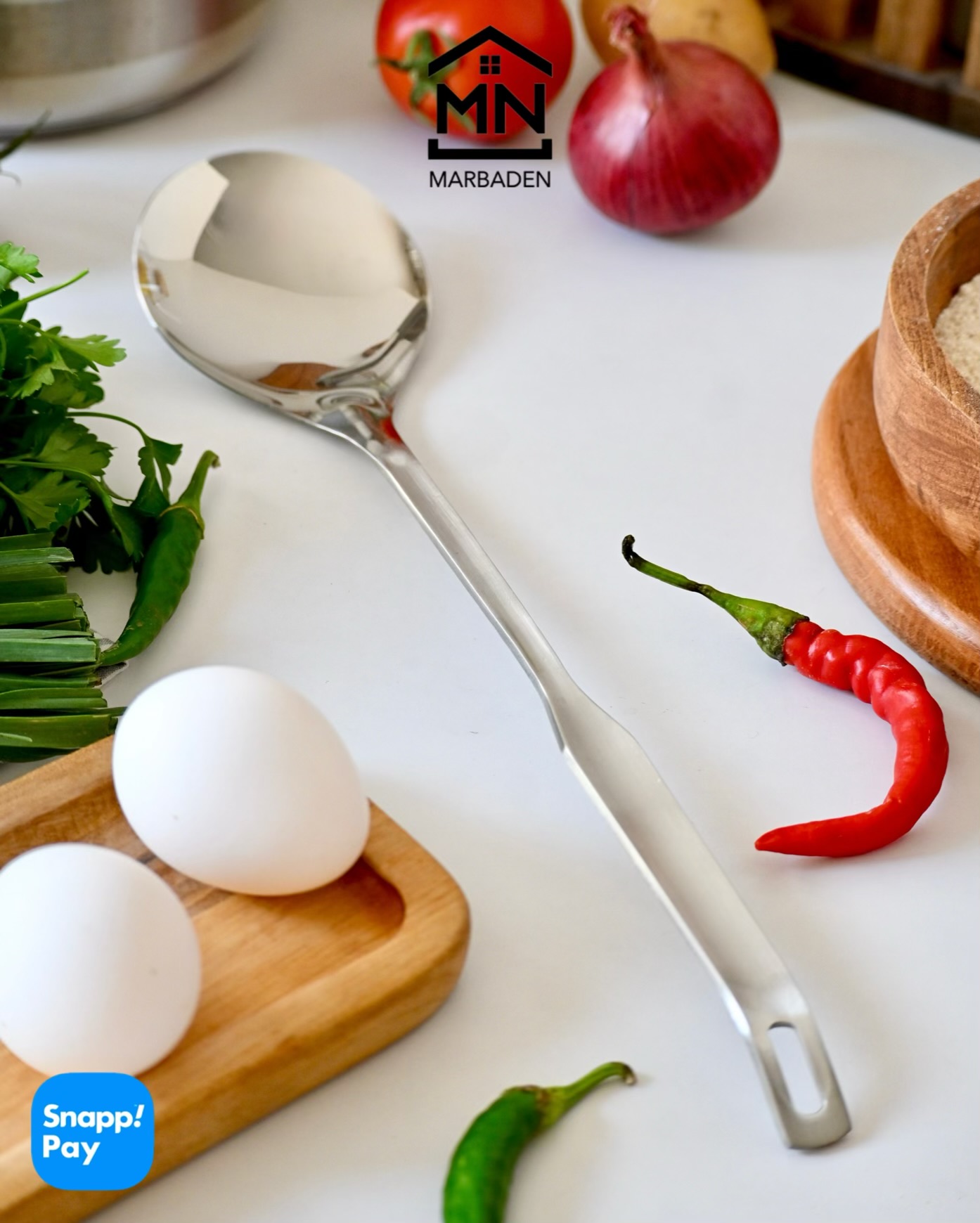 کفگیر گود آشپزی تمام استیل Talvex