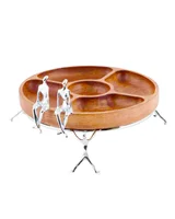 اردو خوری 5 خانه چوب و برنج ژستو طرح ادمک Ges-2120