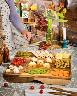 سینی فینگرفود مربع چوبی اماهوم PLALTZ-FINGERFOOD