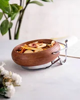 شکلات خوری چوب و برنج ژستو طرح ادمک Ges-2210