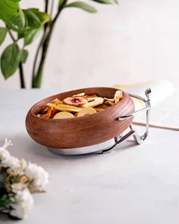 شکلات خوری چوب و برنج ژستو طرح ادمک Ges-2210