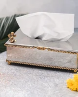 جبعه دستمال برنجی فلورانس FL-90254