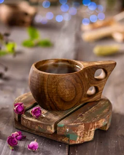 فنجان کوکسای چوبی KUKSA-CUP