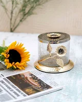 بانکه 3 سایز برنجی گل آفتابگردان SF-8-9-10