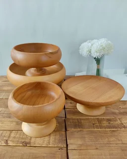 سرویس پذیرایی 4 پارچه چوب راش پایه کوتاه مدل Trabzon